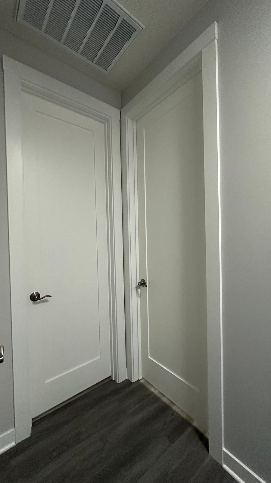 Bathroom Door and Bedroom Door