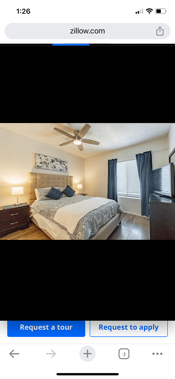 Bedroom #1 with Queen Bed, Walk-in closet and en suite Full Private Bathroom