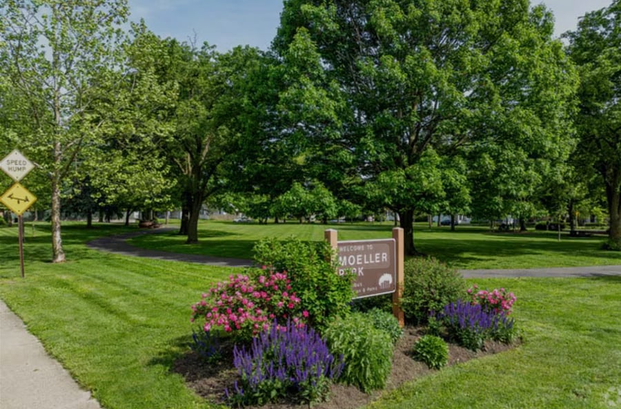 Enjoy a stroll in Moler Park here in Merion Village right on my street!