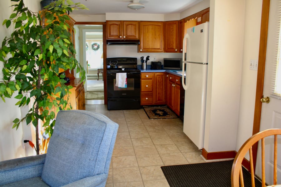 Sunroom into Kitchen
