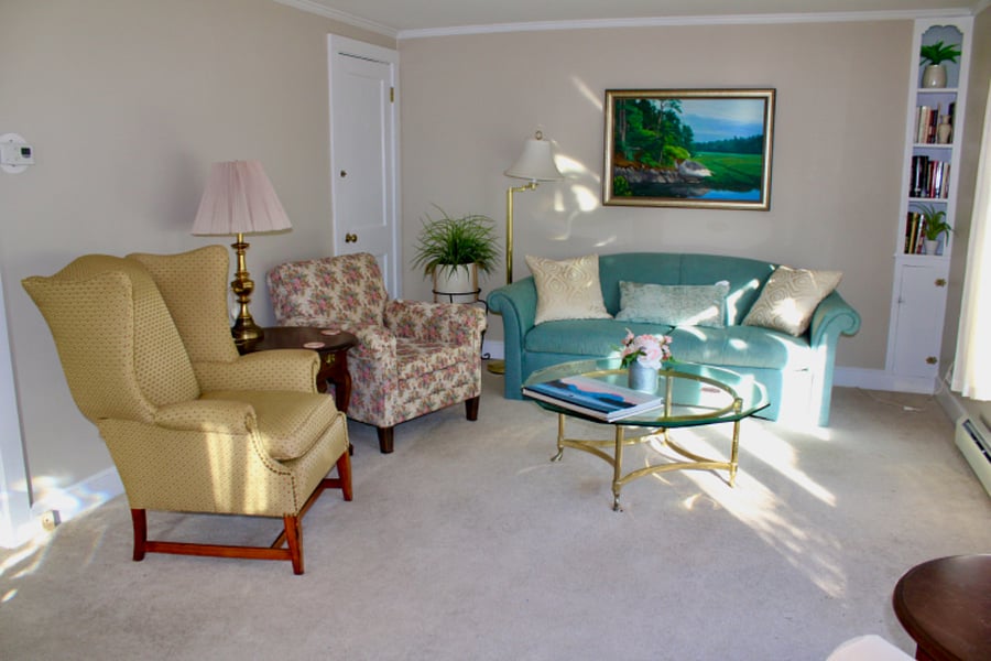 Sitting Room with Fold-Out Couch