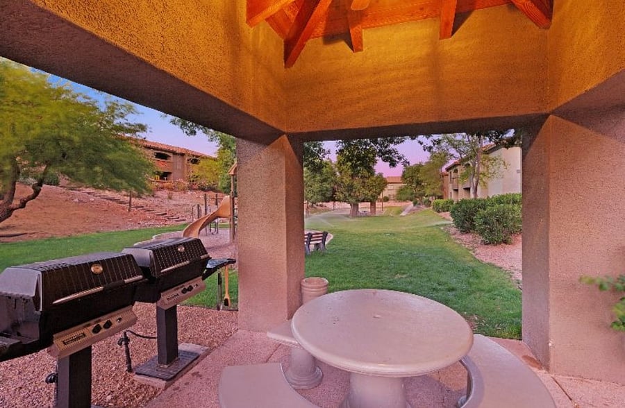 BBQs just a few steps away from unit!