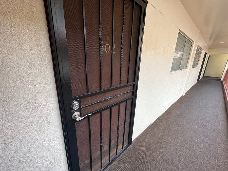 Deadbolted entry
