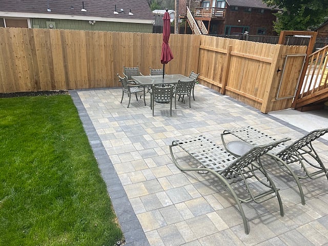 Shared outdoor space.