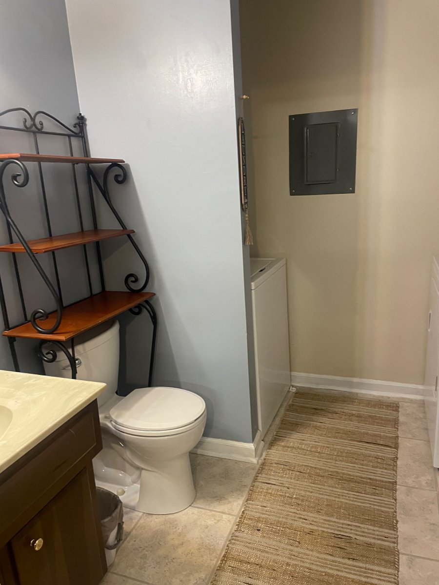Downstairs bathroom
Laundry Room