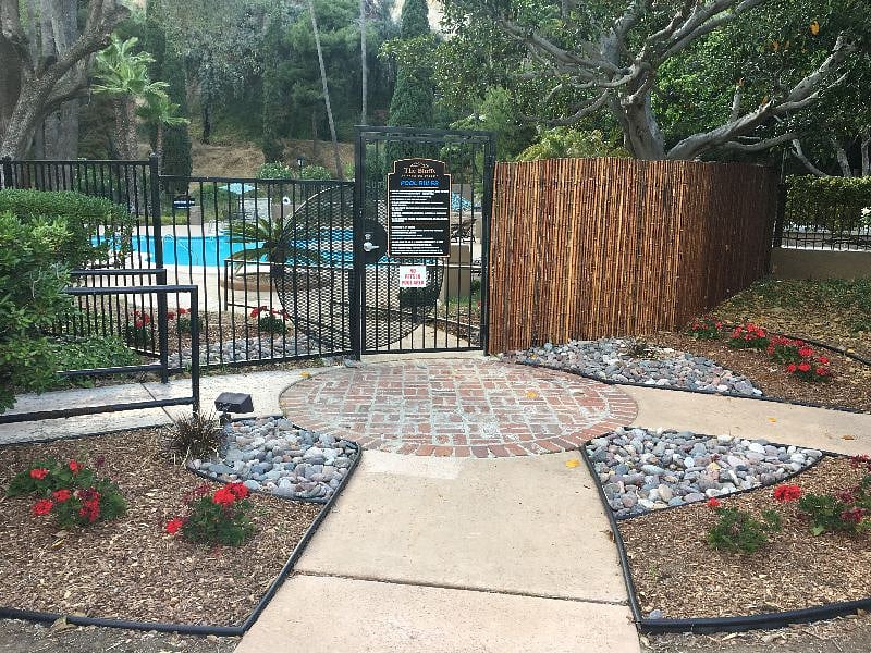 Large Pool Entrance from Clubhouse
