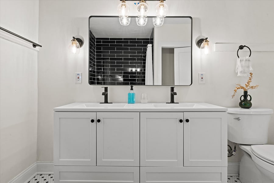 Indulge in comfort in our full bathroom, offering a serene retreat from the hustle and bustle of daily life. From the sleek fixtures to the spacious layout, every feature promises the comfort of your own home.