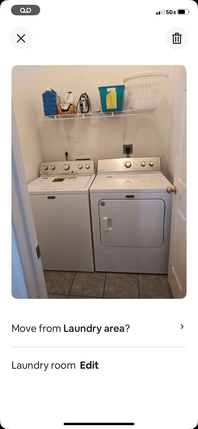Laundry room with washer and dryer