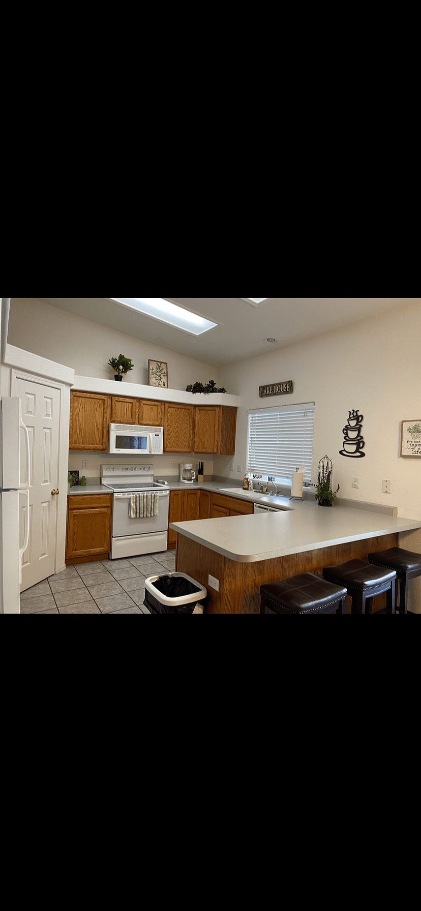 Fully stocked kitchen