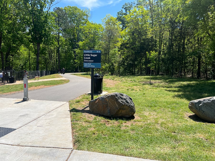 Walkable access to the Greenway