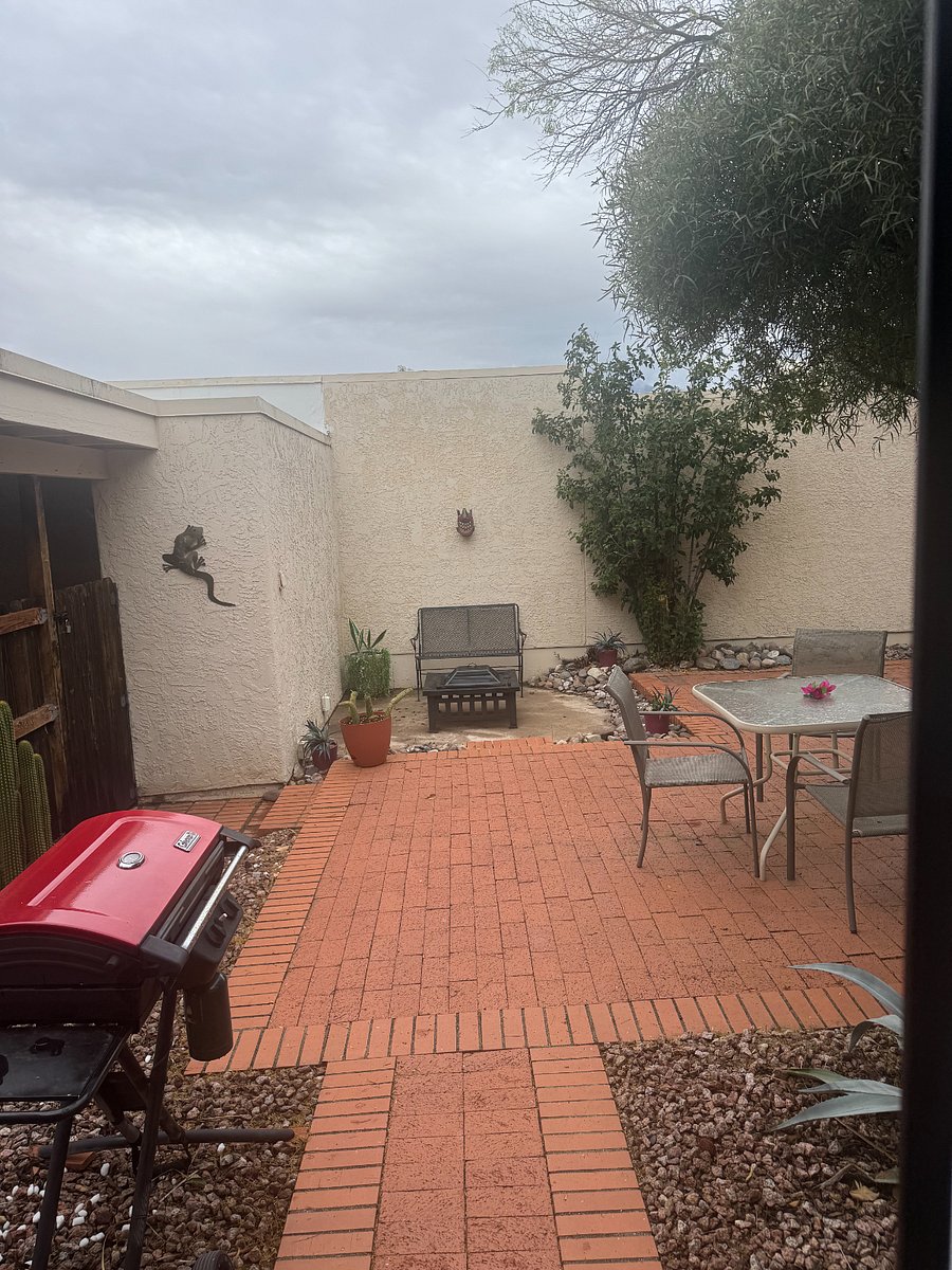 Fire pit.
