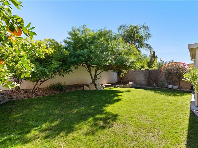Secluded and quite back yard