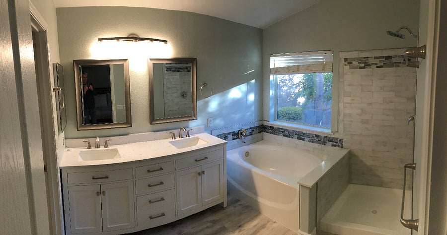 Master Bathroom with walk-in closet