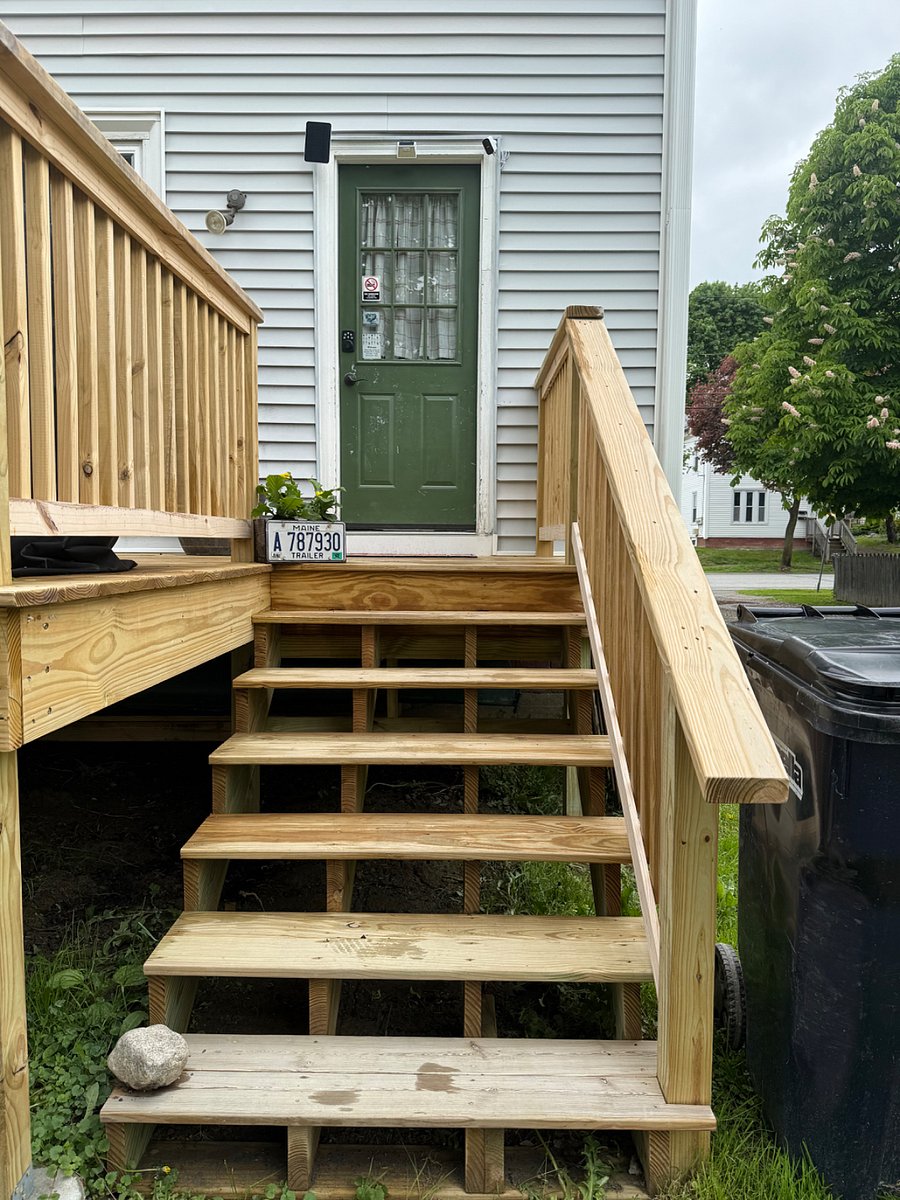 Back entrance where parking is 