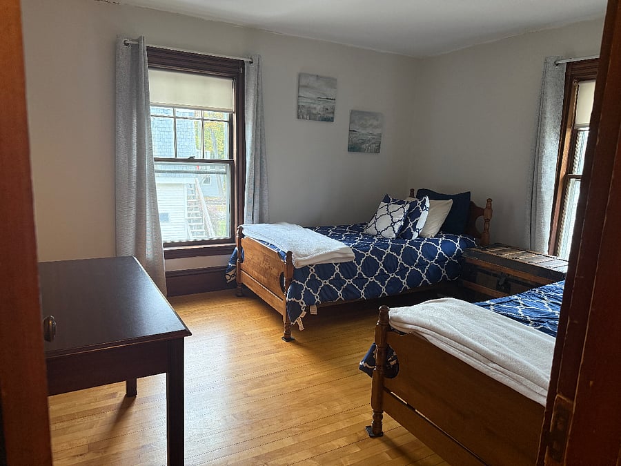 Guest Room/Office  with 2 Twins and desk.  