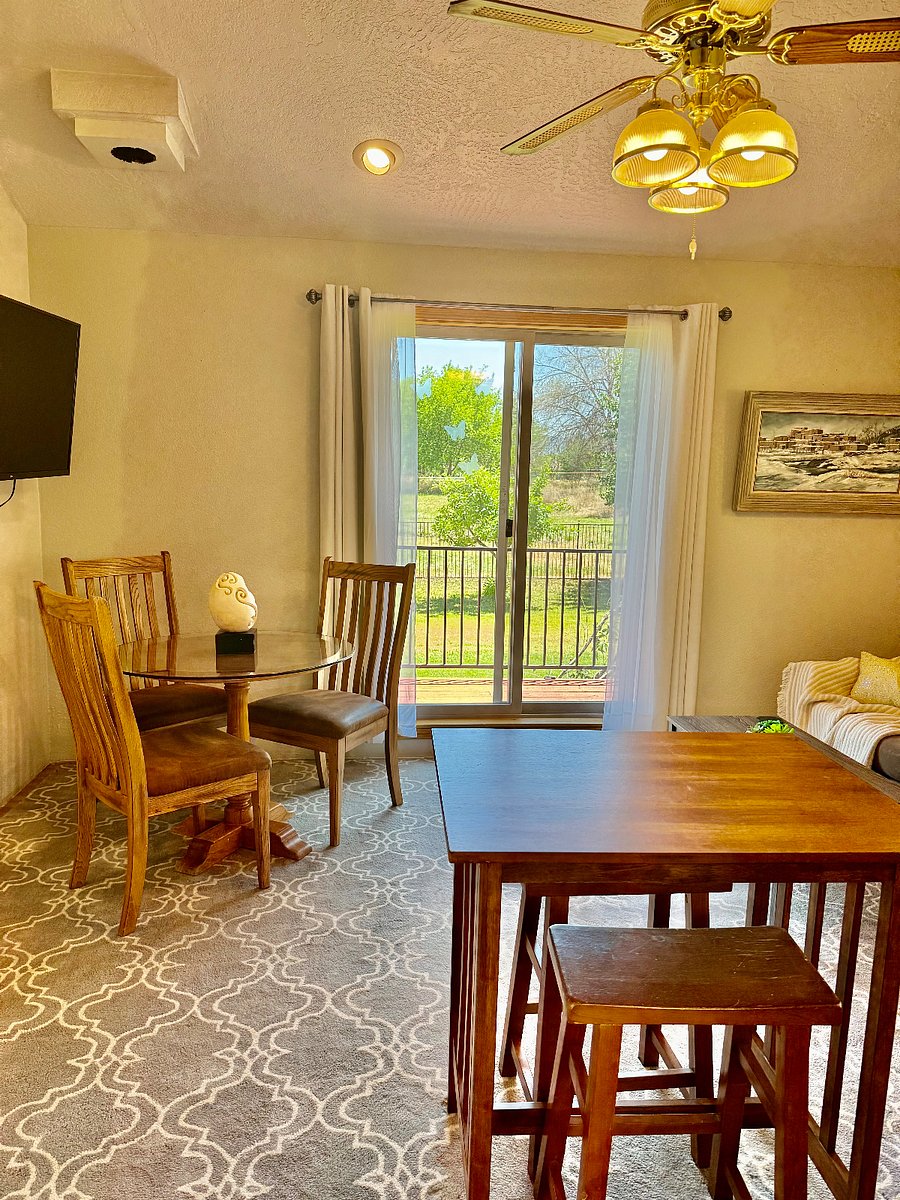 View from kitchen dining