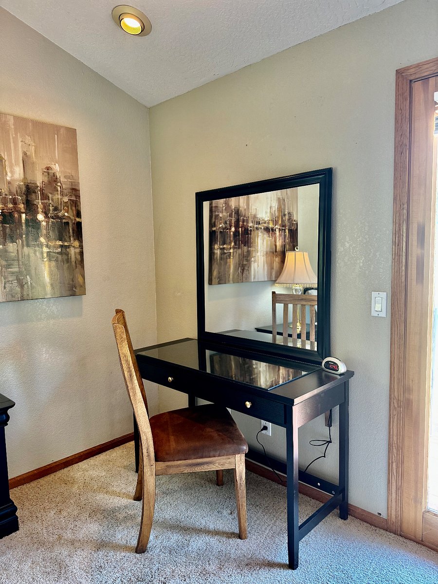 Office space in bedroom
