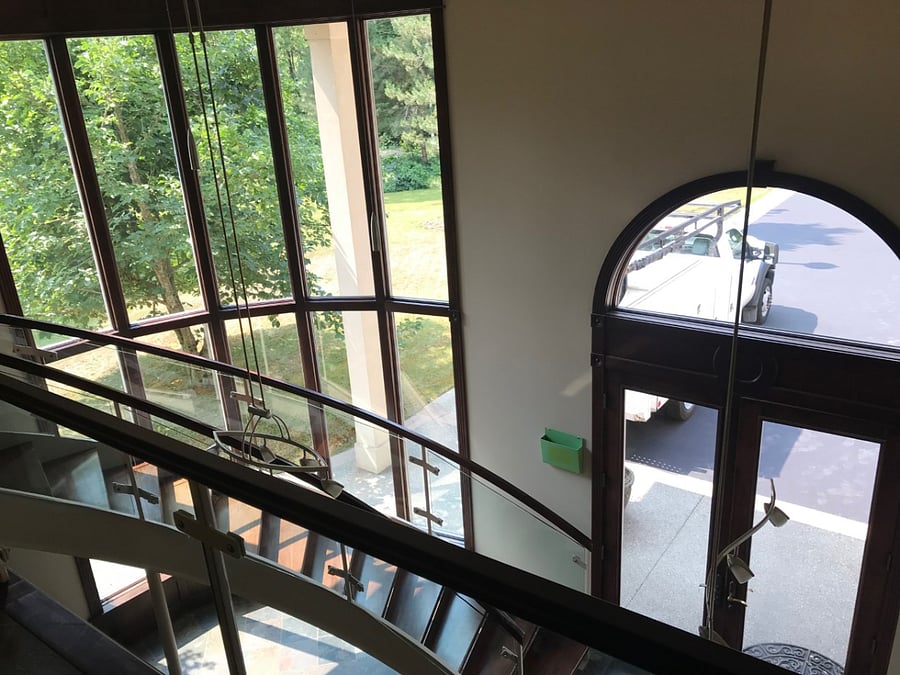 Custom woodworking throughout 