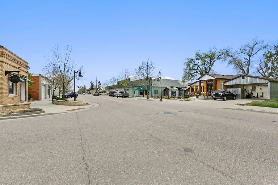 view looking south down Main Street