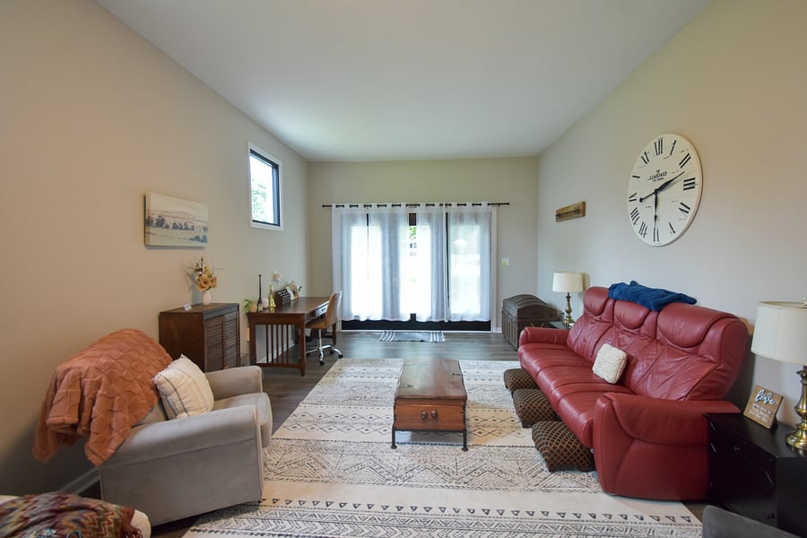Second living room (cozy separate side of home) with separate entrance from driveway