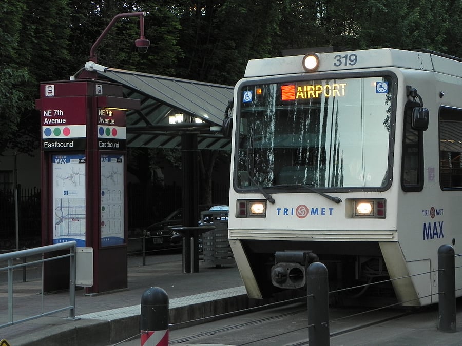 During your stay, this is your Trimet MAX station at NE 7th Ave. From here it is a flat 10-minute walk to/from the apartment. It can take you straight downtown or to all the corners of core Portland and beyond to other cities nearby like Beaverton.