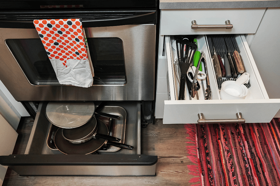 There is way more than just a hotplate here. Our kitchen is fully stocked for whatever culinary adventures you have in store. And if you need specific ingredients, a Supermarket is a 5-minute walk.