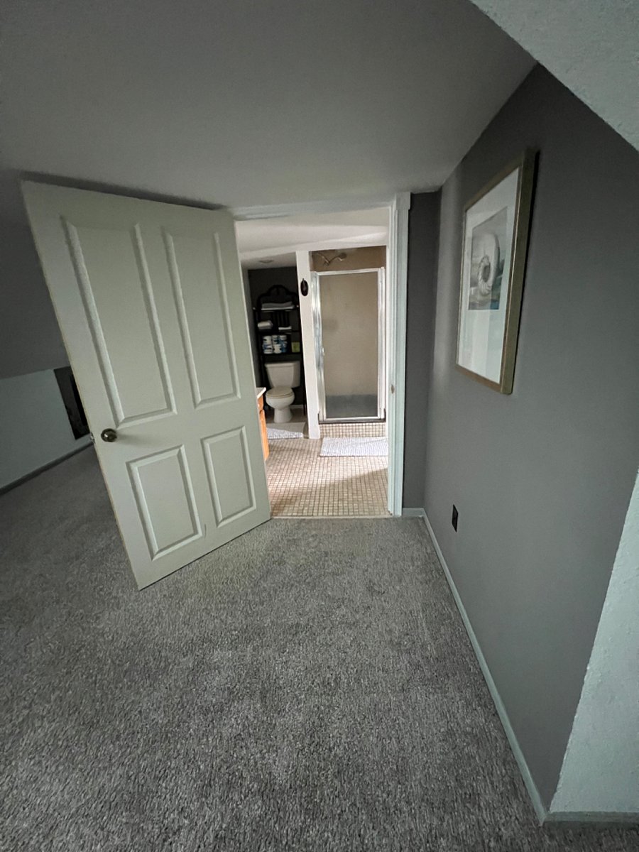 Upstairs 3/4 bathroom