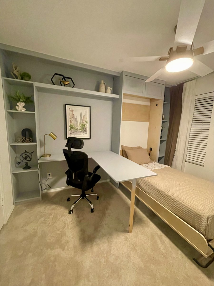 Converts into a guest or third bedroom!