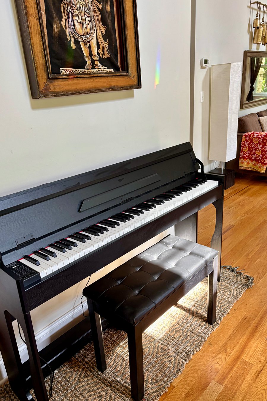 Desk convert to an electric piano