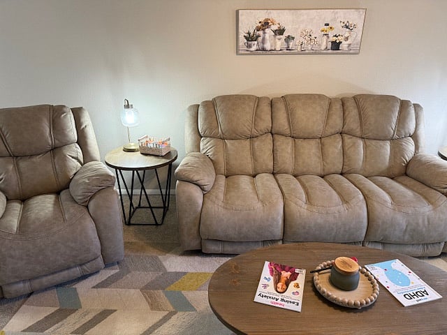 Brand new couch and recliner!