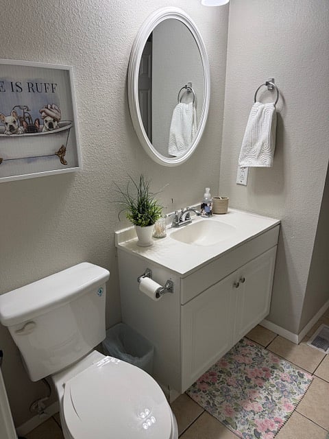 Upstairs bathroom
