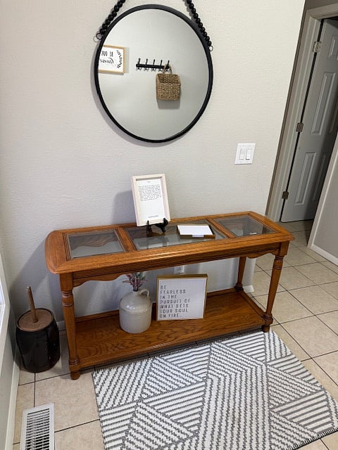 Entrance into unit