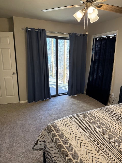 Downstairs bedroom porch