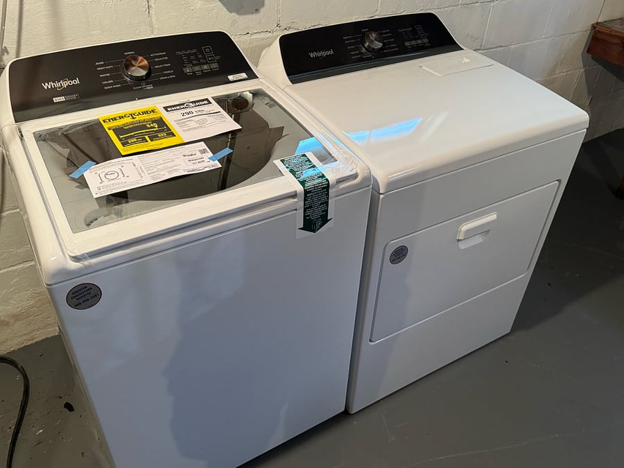 Washer & Dryer on-site