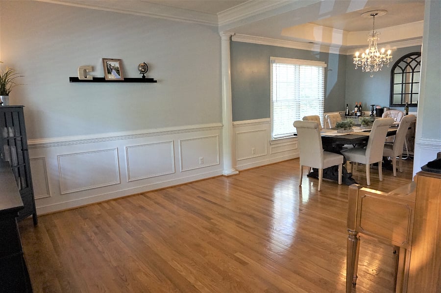 Family Room looking into dining room