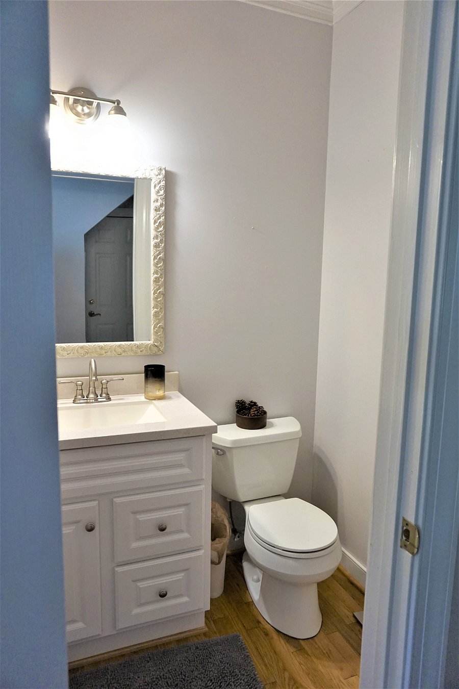 downstairs Hallway Half Bathroom