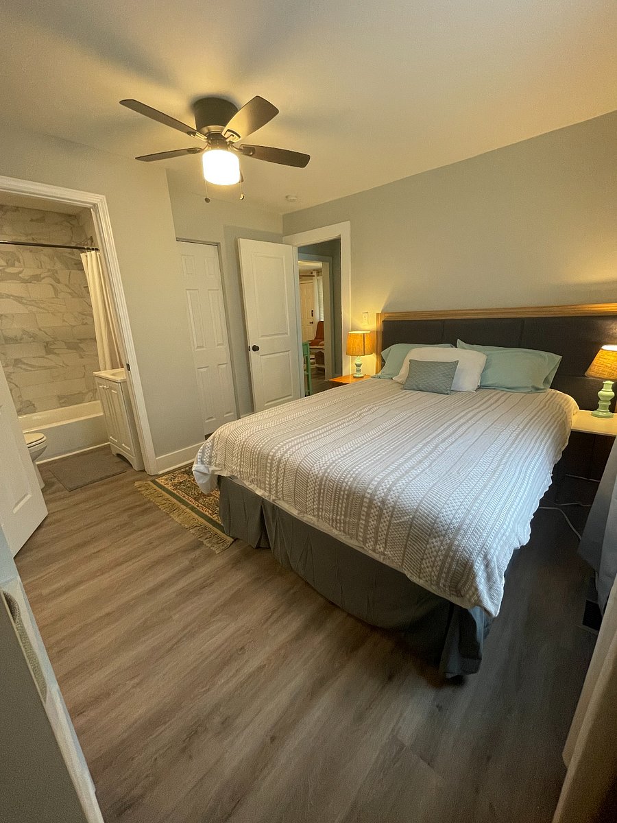 Bedroom 1 with ensuite bathroom and walk-in closet.