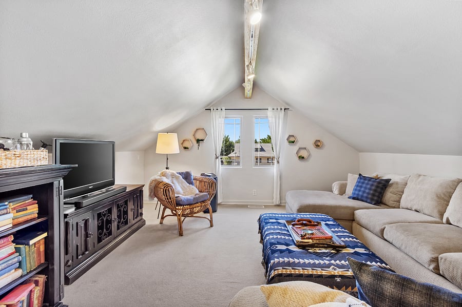 Large TV and Living Room area