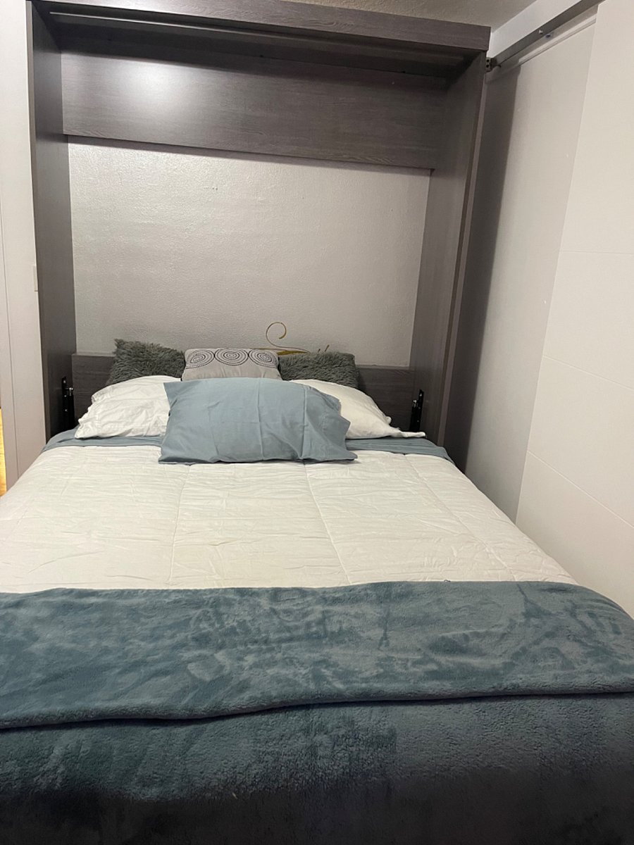 Queen size Murphy bed in 3rd bedroom or office. See other photos to see it set up as an office.