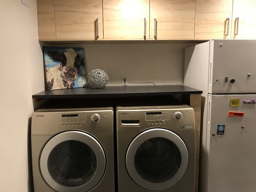 Extra large capacity washer and dryer