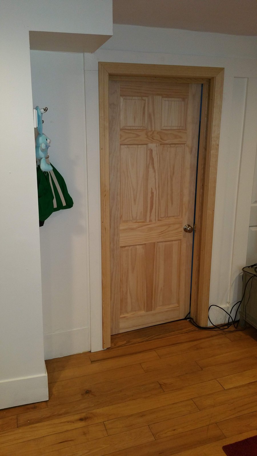 Master bedroom door (between living room and bedroom)
