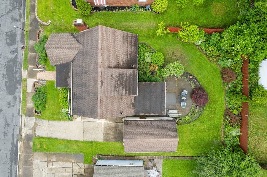Aerial View of Property