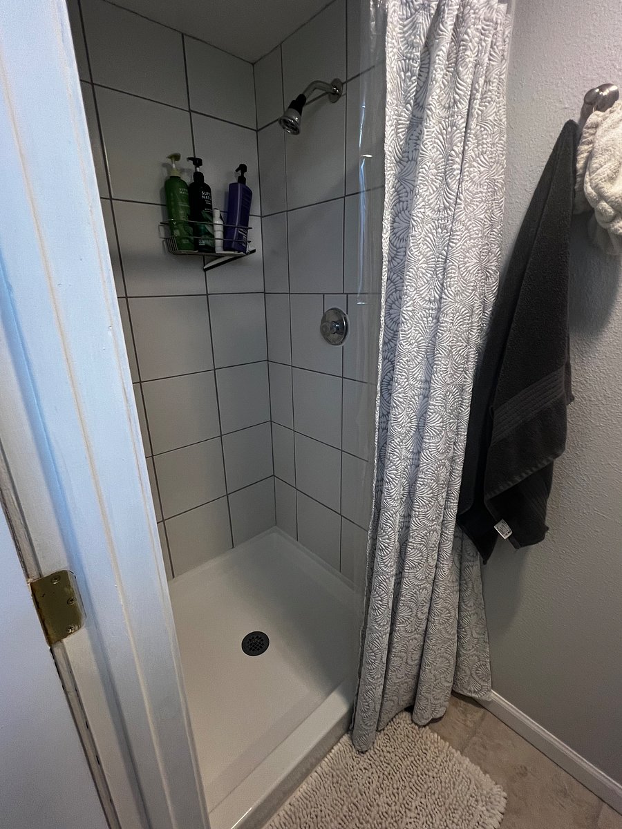 Master shower