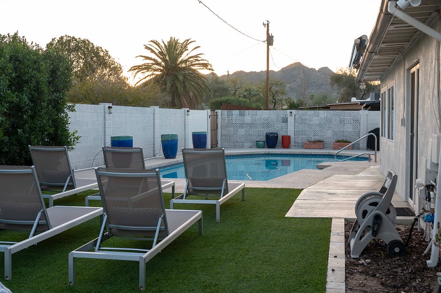 Private Yard with a View
