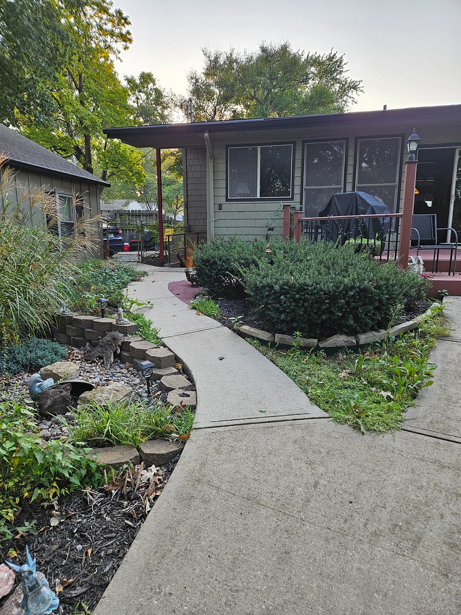 From yard to entry