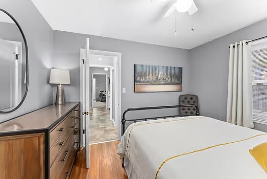Bedroom and hallway view