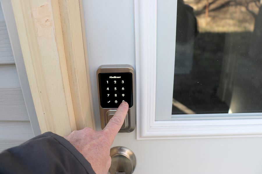 Smartlock with your own unique private code for entry