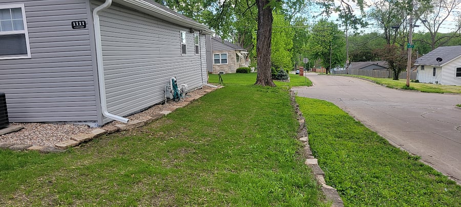 Nice corner lot, with on street parking as well