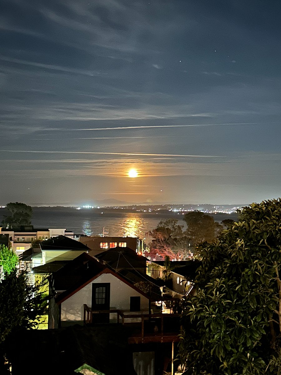 Moonrise from the patio