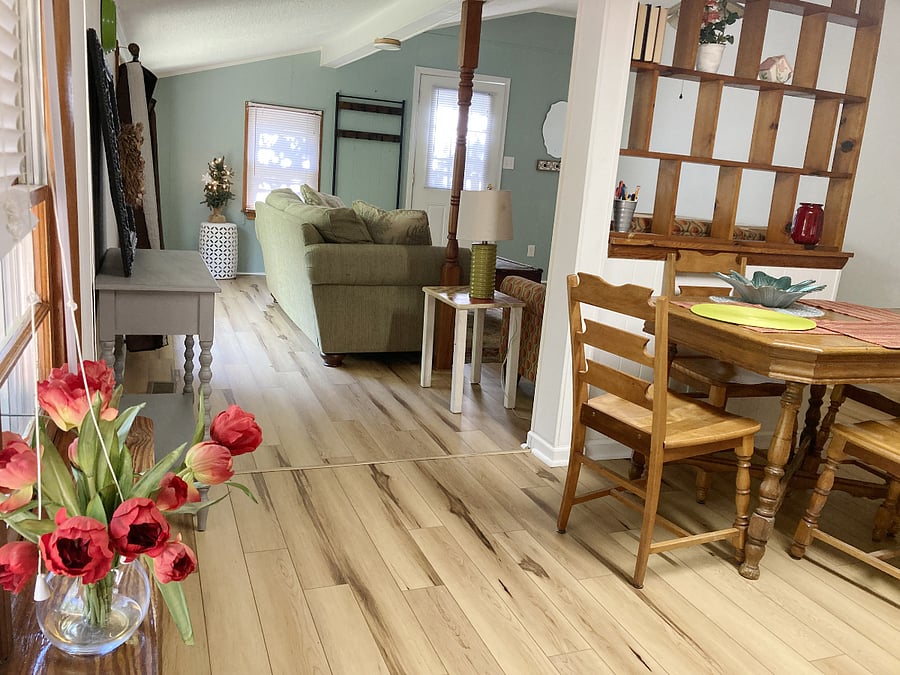 standing from kitchen